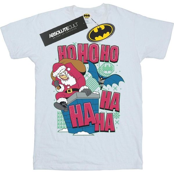 Dc Comics - Maglietta "Ha Ha Ha Ho Ho"" Da Uomo BI14321 (5XL) (Bianco)"-image