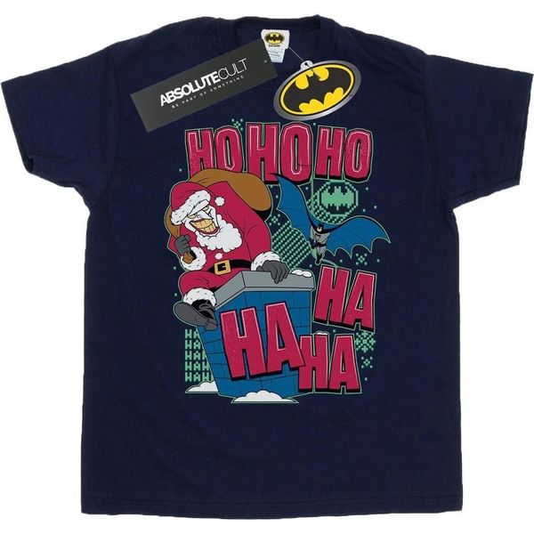 Dc Comics - Maglietta "Ha Ha Ha Ho Ho"" Da Uomo BI14321 (5XL) (Blu Navy)"-image