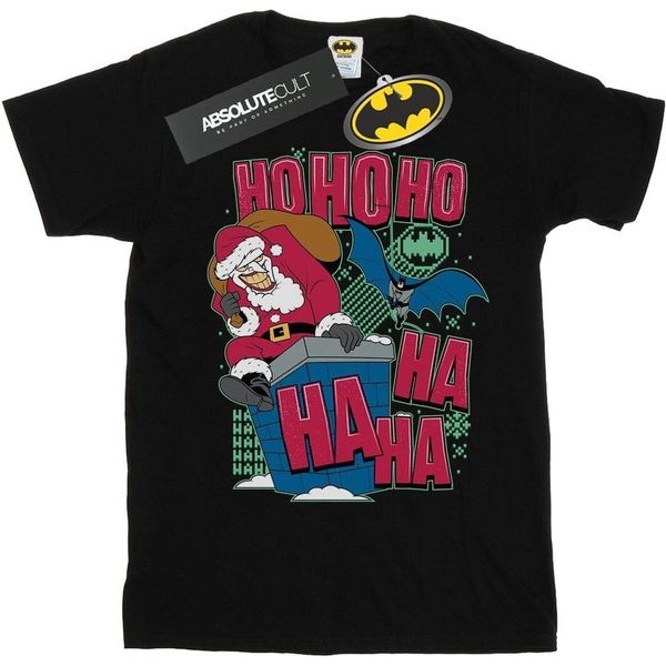 Dc Comics - Maglietta "Ha Ha Ha Ho Ho"" Da Uomo BI14321 (5XL) (Nero)"-image