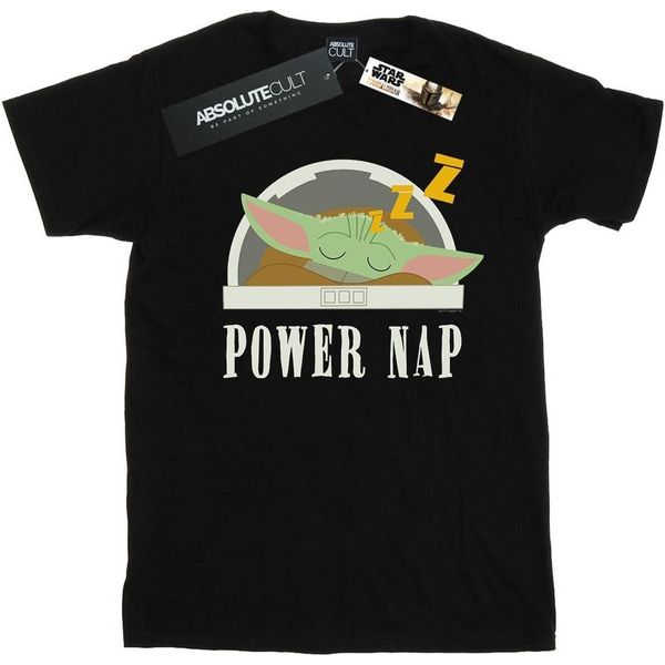 Star Wars - Maglietta "The Mandalorian Power Nap Child"" Da Uomo BI47192 (Xxl) (Nero)"-image