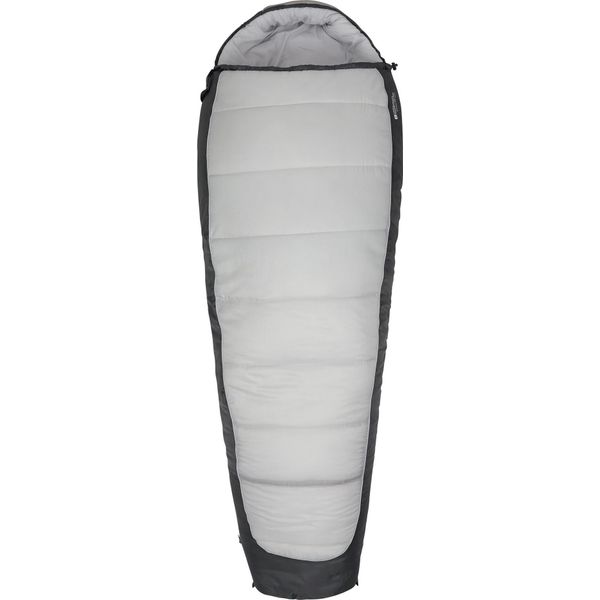 Mountain Warehouse - Sacco A Pelo A Mummia, Microlite 1400, Zip Invernale Sinistra MW2323 (200 Cm) (Grigio Scuro)-image