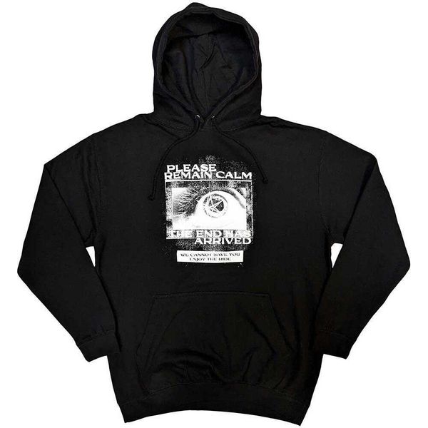 Bring Me The Horizon - Felpa Con Cappuccio "Remain Calm"" Per Uomini/Donne Unisex RO9895 (L) (Nero)"-image