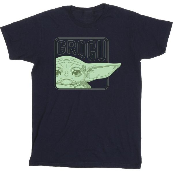 Star Wars - Maglietta "The Mandalorian"" Da Uomo BI47439 (3XL) (Blu Navy)"-image