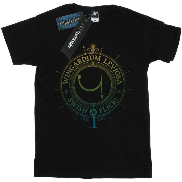 Harry Potter - Maglietta "Wingardium Leviosa"" Da Donna BI26156 (S) (Nero)"-image