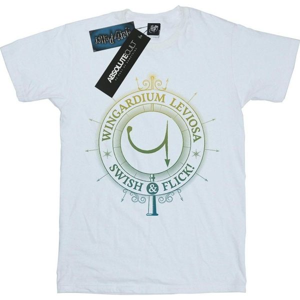 Harry Potter - Maglietta "Wingardium Leviosa"" Da Donna BI26156 (M) (Bianco)"-image