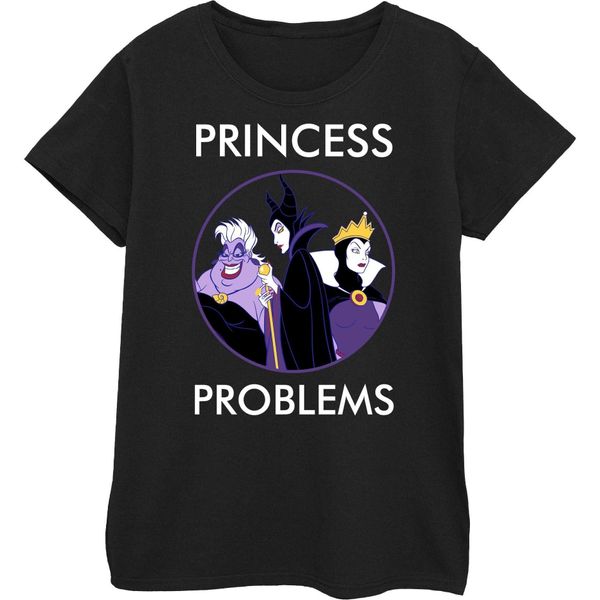 Disney - Maglietta "Principessa Mal Di Testa"" Da Donna BI48031 (L) (Nero)"-image