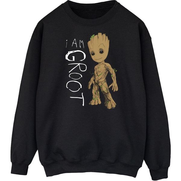 Marvel - Felpa "Guardiani Della Galassia I Am Groot"" Per Bambini BI48742 (S) (Schwarz)"-image