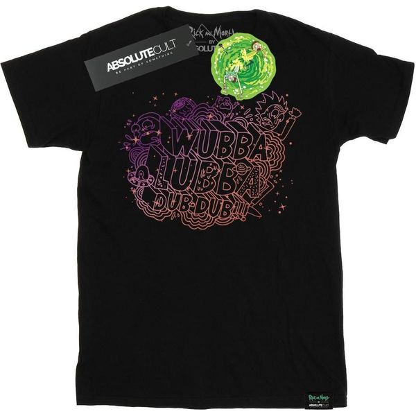 Rick And Morty - Maglietta "Wubba Lubba"" Da Uomo BI52528 (3XL) (Nero)"-image