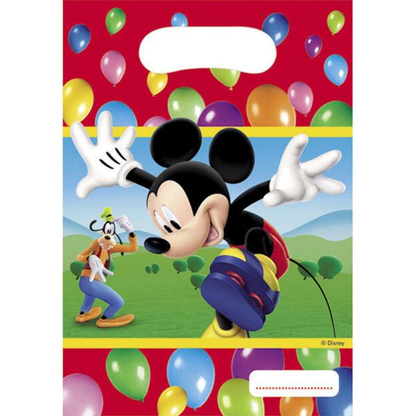 Disney - Borsa Party "Topolino"" Confezione Da 6 Pezzi SG31288 (Taglia Unica) (Colorato)"-image