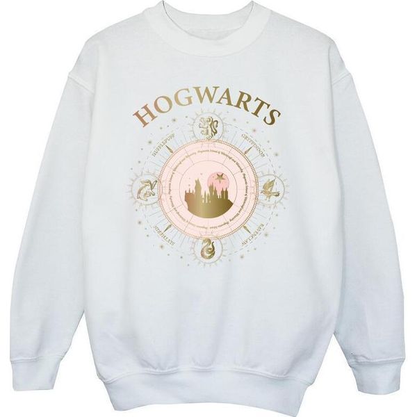 Harry Potter - Felpa "Hogwarts"" Per Bambina BI20780 (116) (Bianco)"-image