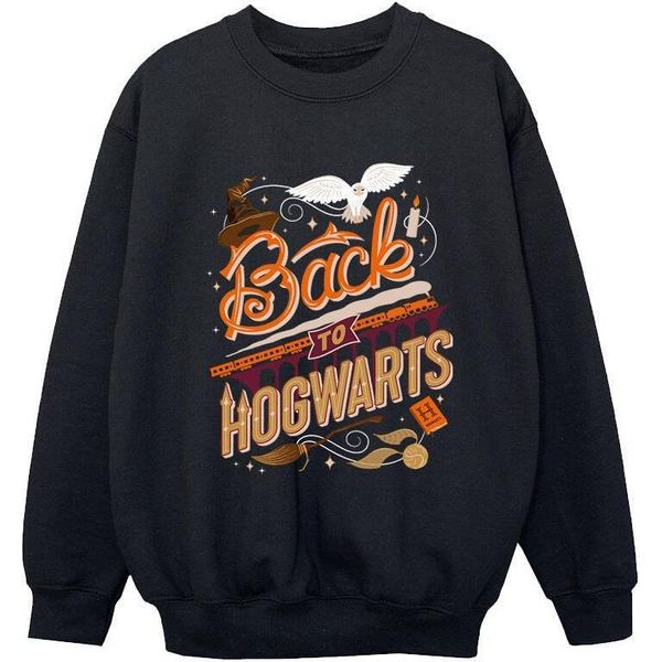Harry Potter - Felpa "Ritorno A Hogwarts"" Per Bambina BI20782 (104) (Nero)"-image