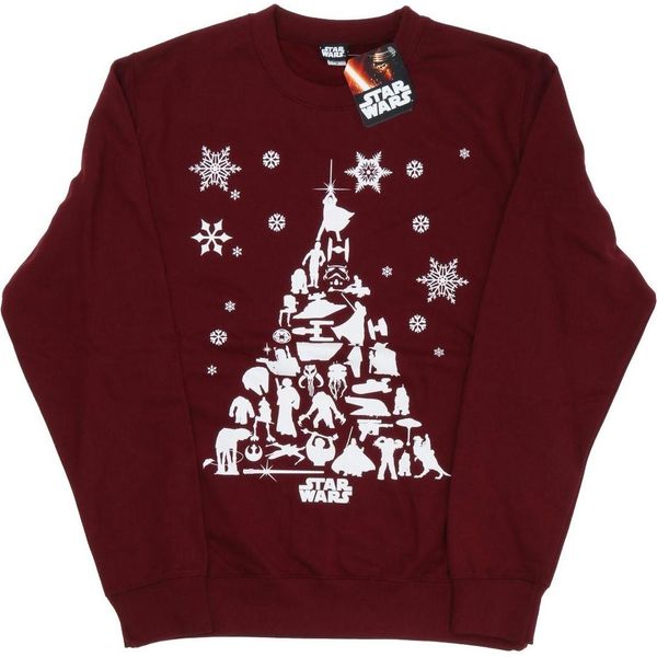 Star Wars - Felpa Da Uomo BI3211 (L) (Borgogna)-image