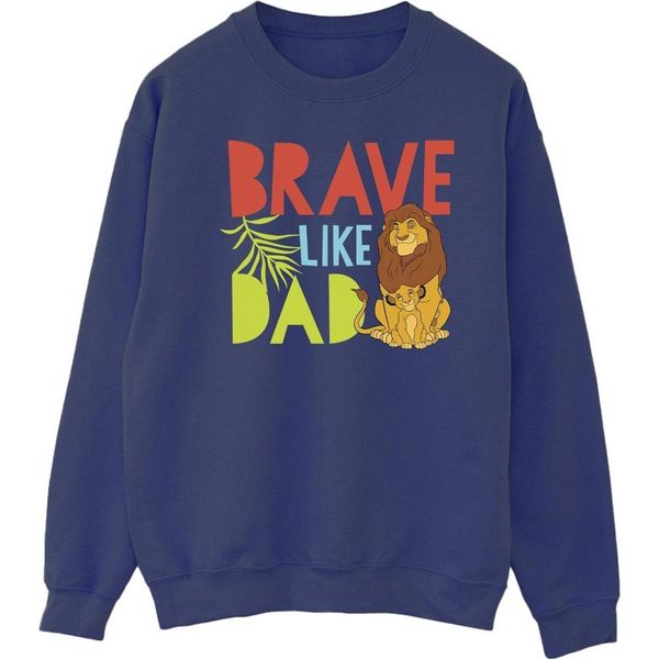 Disney - Felpa "Il Re Leone Coraggioso Come Papà"" Per Bambini BI30638 (L) (Marineblau)"-image