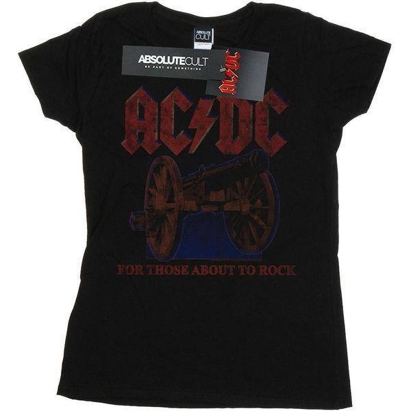 Ac/Dc - Maglietta Da Donna "For Those About To Rock"" BI4657 (M) (Schwarz)"-image