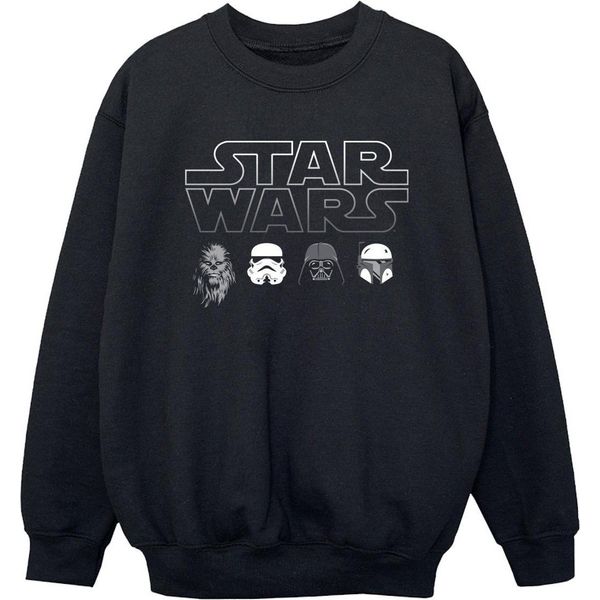 Star Wars - Felpa Per Ragazzi BI50511 (104) (Nero)-image