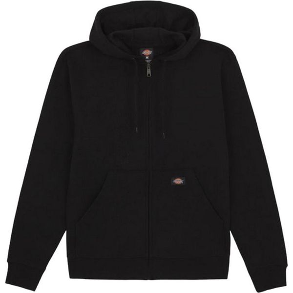 Dickies - Felpa Con Cappuccio A Zip Intera Da Uomo FS10195 (M) (Nero)-image
