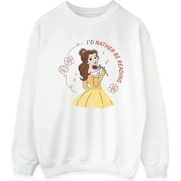Disney - Felpa "La Bella E La Bestia"" Per Donne BI10444 (S) (Weiß)"-image