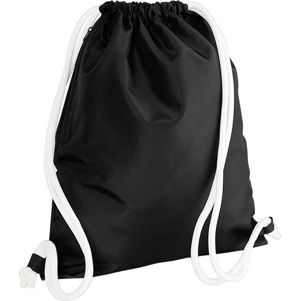 Bagbase - Borsa Da Ginnastica "Icon"" PC5456 (Taglia Unica) (Nero/Bianco)"-image