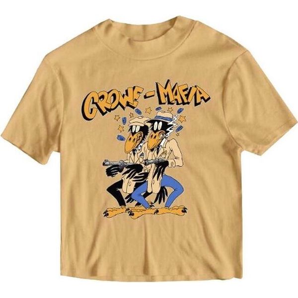 The Black Crowes - Maglietta "Crowe Mafia"" Per Bambini/Donne Unisex RO9933 (M) (Sabbia)"-image