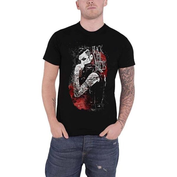 Black Veil Brides - Maglietta "Inferno"" Per Uomo/Donna Unisex RO9964 (L) (Nero)"-image