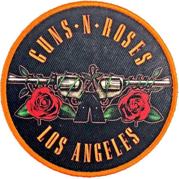 Guns N Roses - Toppa Da Stirare "Los Angeles"" RO9906 (Taglia Unica) (Nero/Arancione/Rosso)"-image