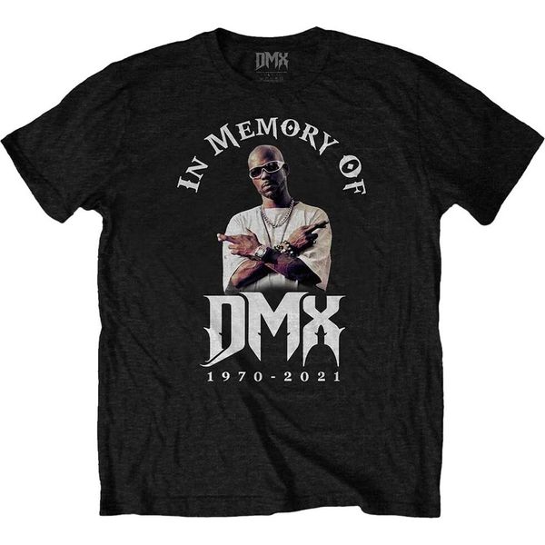 Dmx - Maglietta "In Memory"" Per Uomo/Donna Unisex RO9986 (S) (Nero)"-image