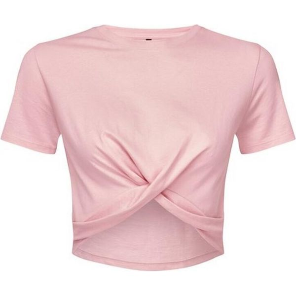 Tridri - Top Corto Ritorto Per Donna RW9216 (44 It) (Rosa)-image
