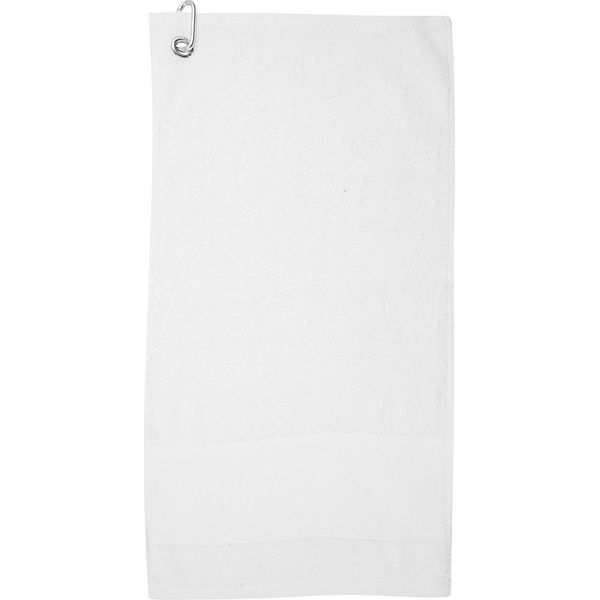 Towel City - Asciugamano Da Golf, Cotone RW9375 (Taglia Unica) (Bianco)-image