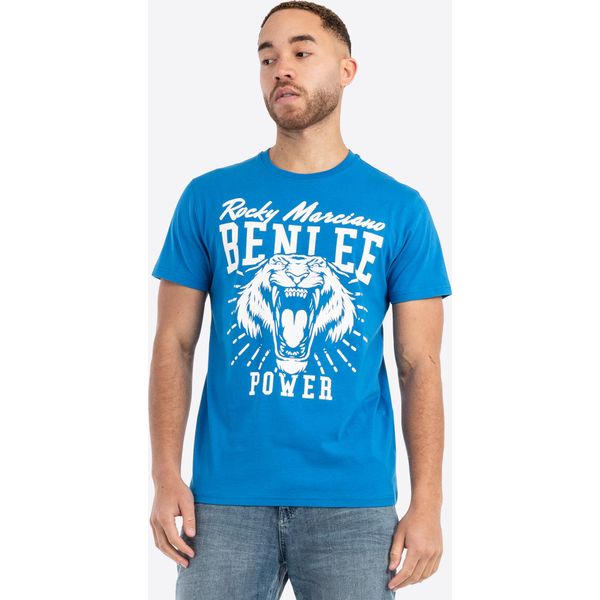 Maglietta Herren Normale Passform Tiger Power Royal Blue/White Xl Benlee-image