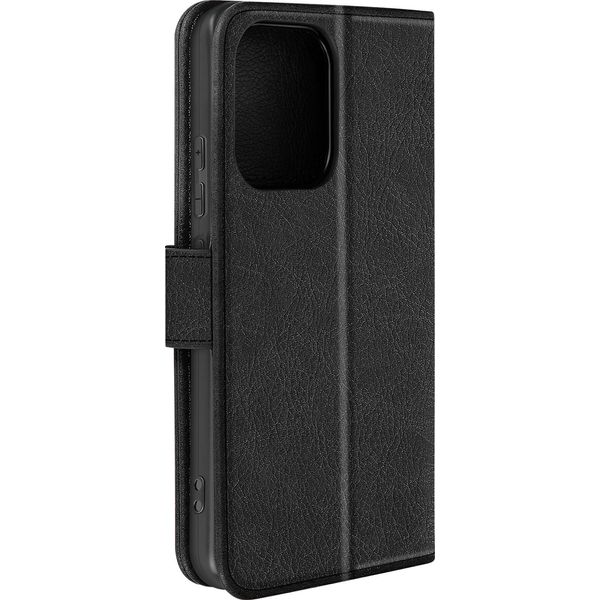 Avizar, Custodia In Pelle Finta Con Funzione Di Supporto Xiaomi Redmi Note 13 4G, Nero-image
