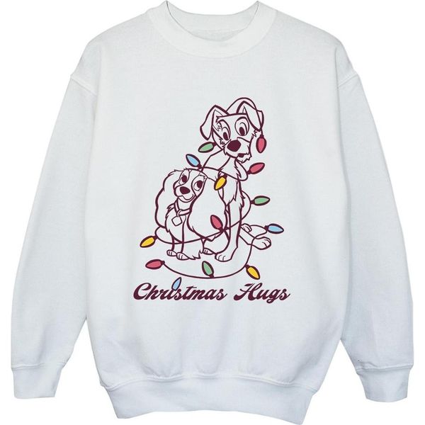 Disney - Felpa "Lady E Il Vagabondo"" Per Ragazzi BI22402 (152-158) (Bianco)"-image