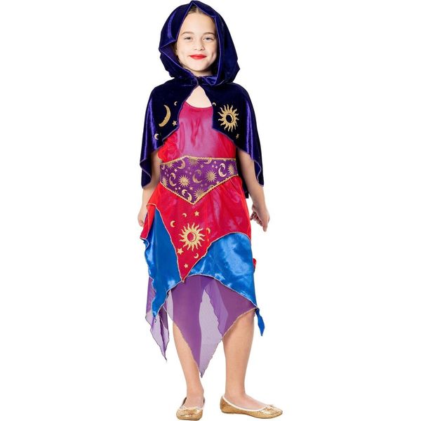 Bristol Novelty - Abito Costume "Strega"" - Bambini BN5823 (140) (Multicolore)"-image