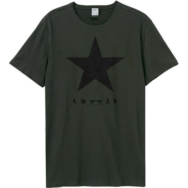 Amplified - Maglietta "Black Star"" Per Uomo/Donna Unisex GD1294 (L) (Charcoal)"-image