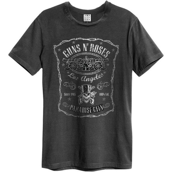 Amplified - Maglietta "Paradise City"" Per Uomo/Donna Unisex GD1293 (Xxl) (Charcoal)"-image
