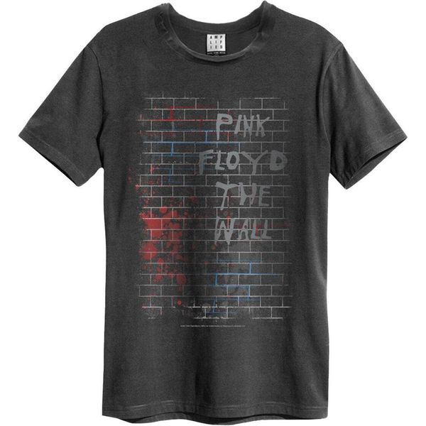 Amplified - Maglietta "The Wall"" Per Uomo/Donna Unisex GD1288 (Xl) (Charcoal)"-image