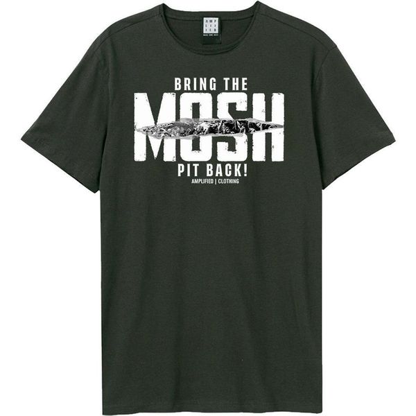 Amplified - "Bring The Mosh Pit Back!"" Maglietta Da Uomo/Donna Unisex GD1310 (S) (Carbone)"-image