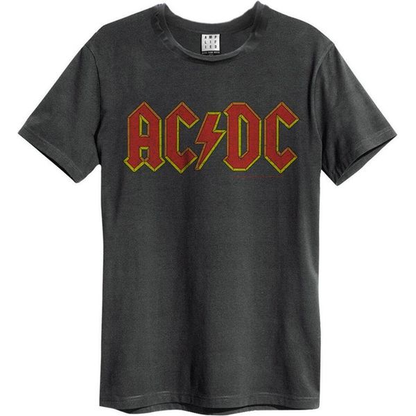 Amplified - Maglietta Logo Per Uomo/Ladies Unisex GD1316 (Xxl) (Charcoal)-image