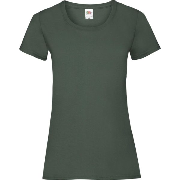 Fruit Of The Loom - Maglietta Da Donna PC5766 (Xxl) (Verde Bottiglia)-image