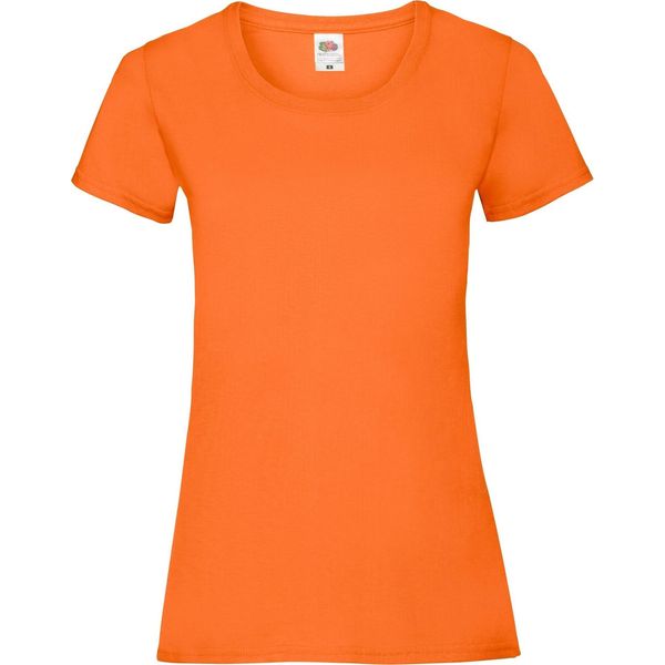 Fruit Of The Loom - Maglietta Da Donna PC5766 (Xs) (Arancione)-image