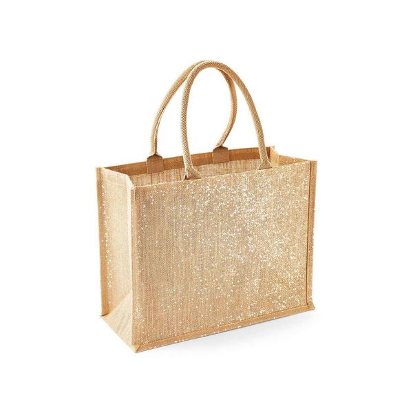 Westford Mill - Rete Per La Spesa, Shimmer, Juta PC5748 (Taglia Unica) (Oro Naturale)-image