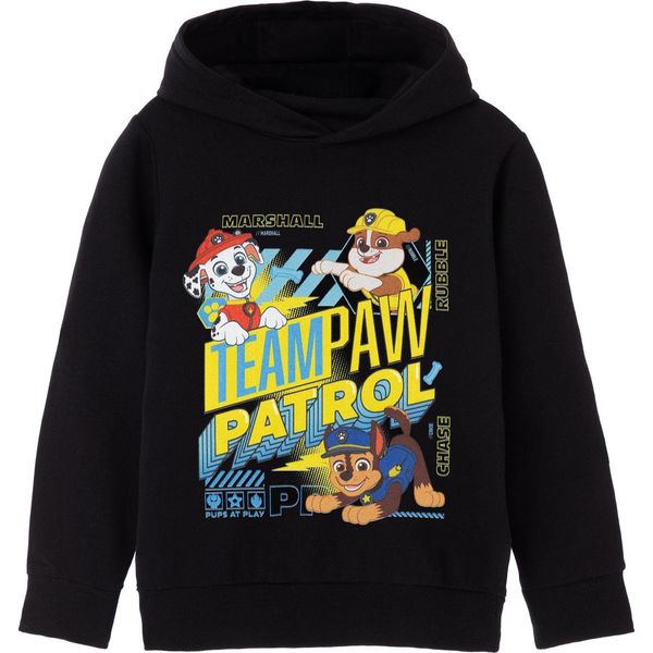 Paw Patrol - Maglia Con Cappuccio "Team"" Per Bambini NS7624 (104) (Nero)"-image