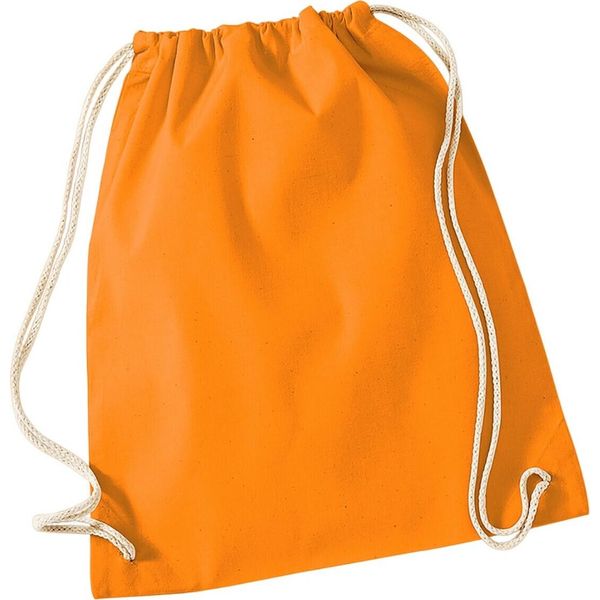 Westford Mill - Borsa Da Ginnastica, Cotone PC5783 (Taglia Unica) (Arancione)-image