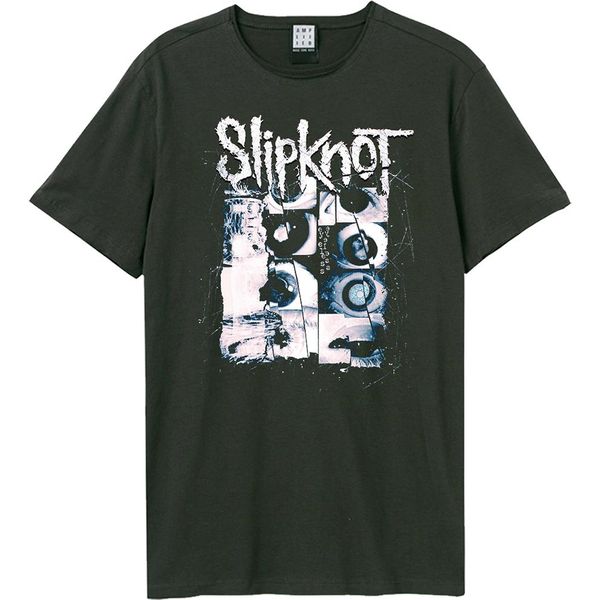Amplified - Maglietta "Eyes"" Per Uomo/Donna Unisex GD1362 (L) (Charcoal)"-image