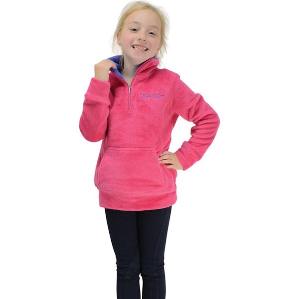 Little Rider - Top In Pile "Nina"" Per Bambina BZ5152 (116) (Rosa/Blu)"-image