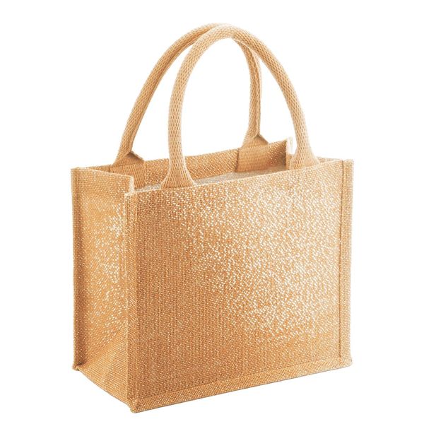 Westford Mill - Borsa Regalo, Shimmer, Juta PC5852 (Taglia Unica) (Oro Naturale)-image