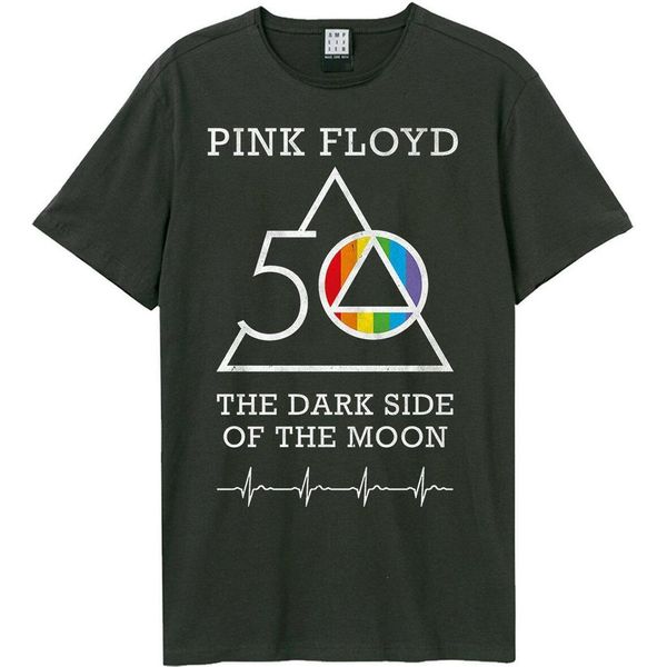 Amplified - Maglietta "50Th Anniversary"" Per Uomo/Donna Unisex GD1593 (M) (Charcoal)"-image