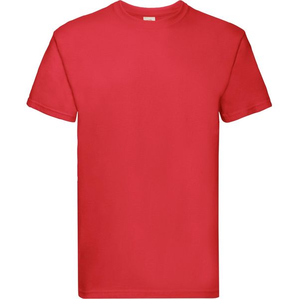 Fruit Of The Loom - Maglietta "Super Premium"" Per Bambini/Ragazzi Unisex PC5963 (M) (Rot)"-image