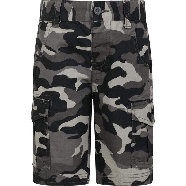 Mountain Warehouse - Pantaloncini Cargo Per Bambini MW138 (128) (Nero)-image