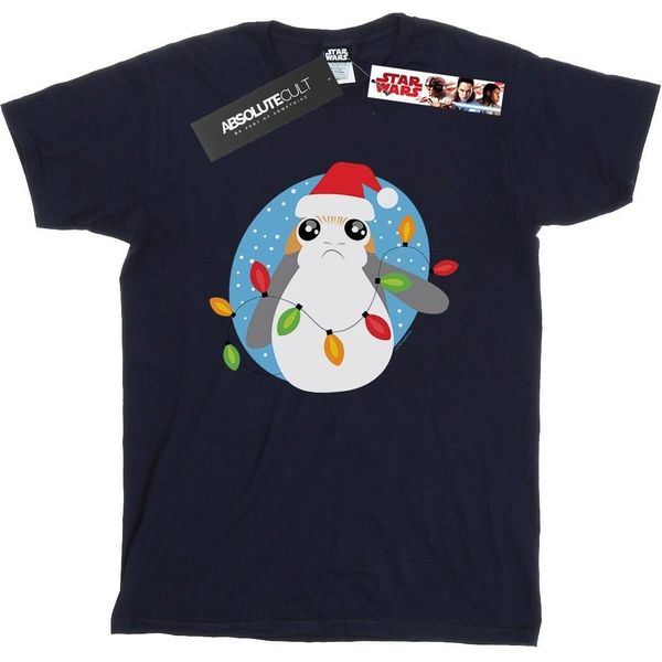 Star Wars - Maglietta "Gli Ultimi Jedi"" Per Ragazzi BI36641 (128) (Blu Navy)"-image