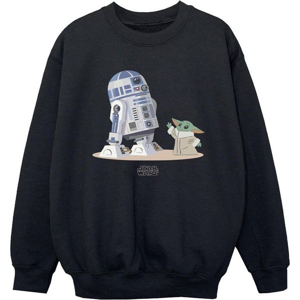 Star Wars - Felpa "The Mandalorian"" Per Ragazzi BI36651 (116) (Nero)"-image
